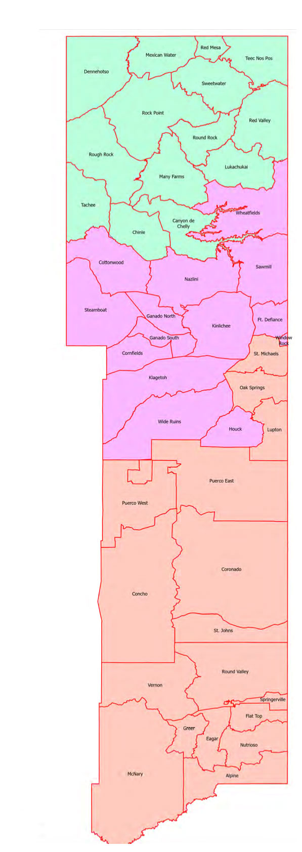Apache County Map